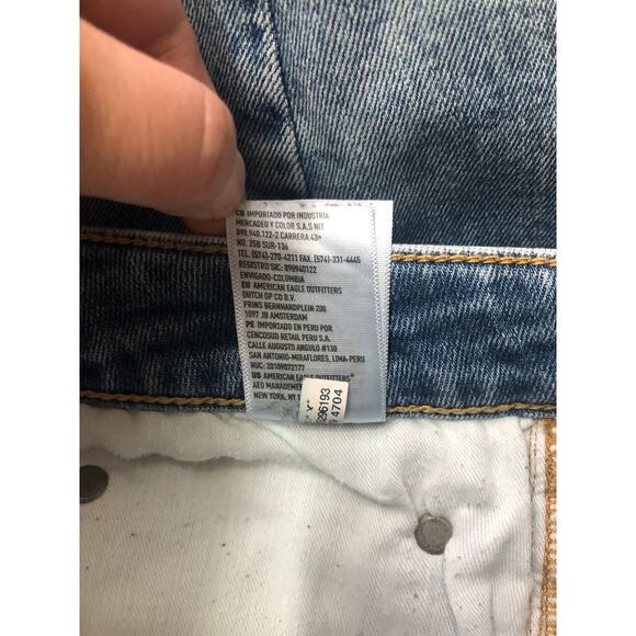 American Eagle Flex Men Blue Skinny Jeans Size 34x30 - Picture 7 of 8